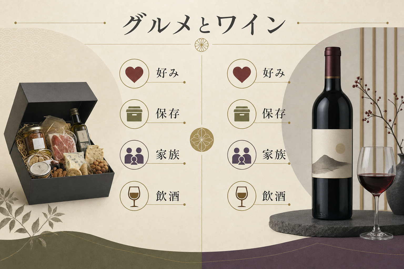 グルメとワイン